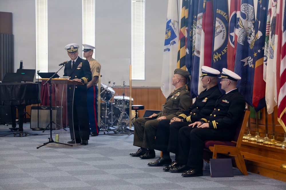 U.S. Navy Capt. Dominick Fernandez retirement ceremony