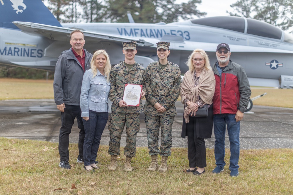 Sgt. Taube Meritorious Promotion