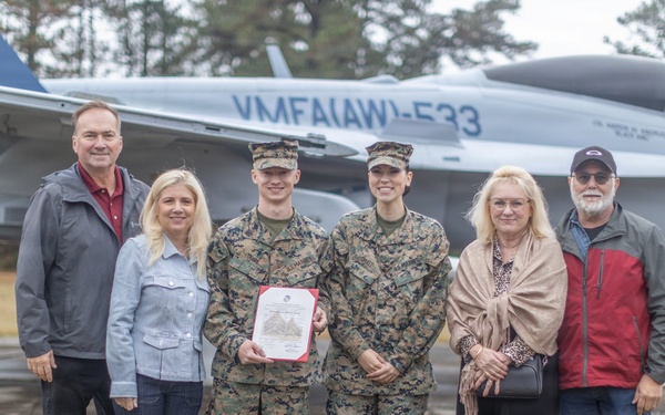 Sgt. Taube Meritorious Promotion