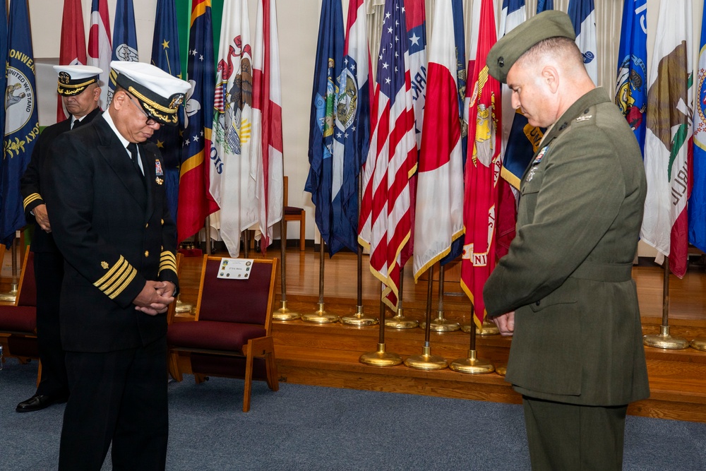 U.S. Navy Capt. Dominick Fernandez retirement ceremony