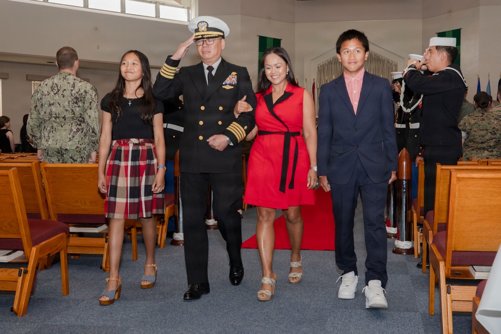 U.S. Navy Capt. Dominick Fernandez retirement ceremony