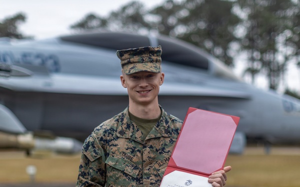Sgt. Taube Meritorious Promotion
