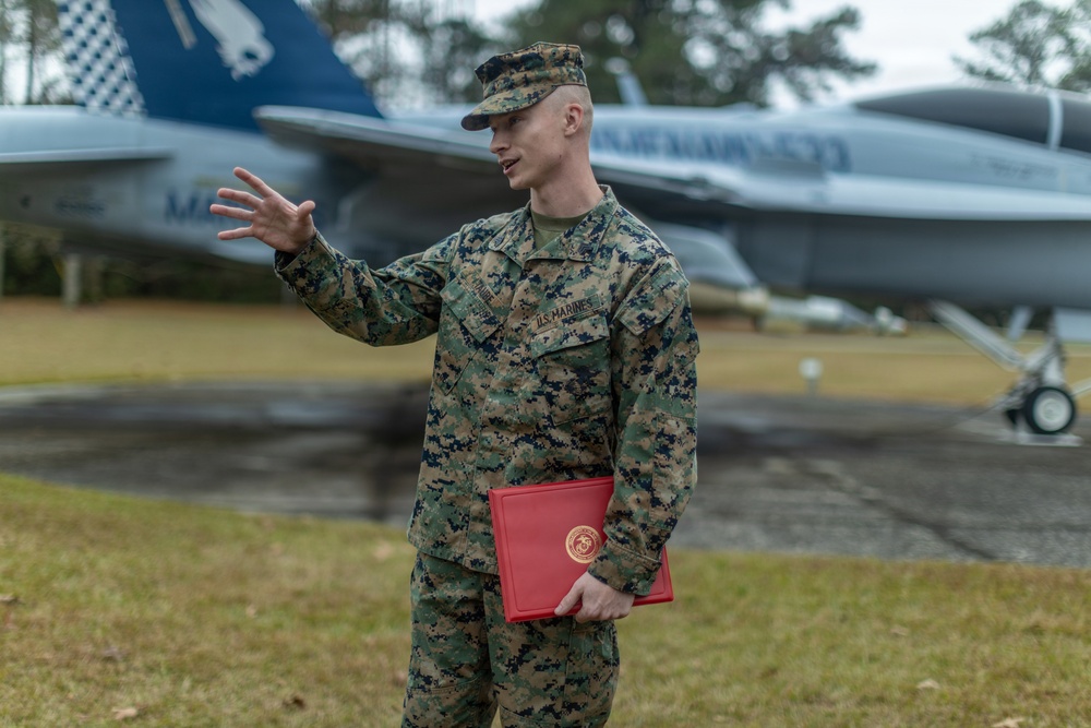Sgt. Taube Meritorious Promotion