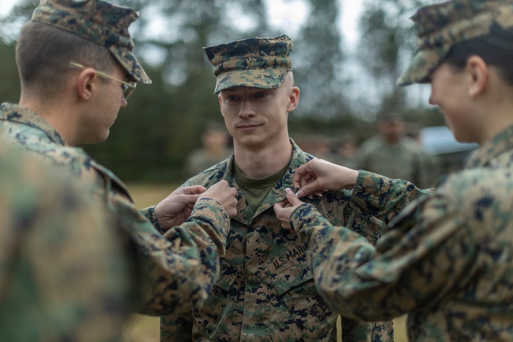 Sgt. Taube Meritorious Promotion