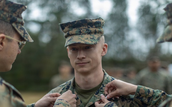 Sgt. Taube Meritorious Promotion