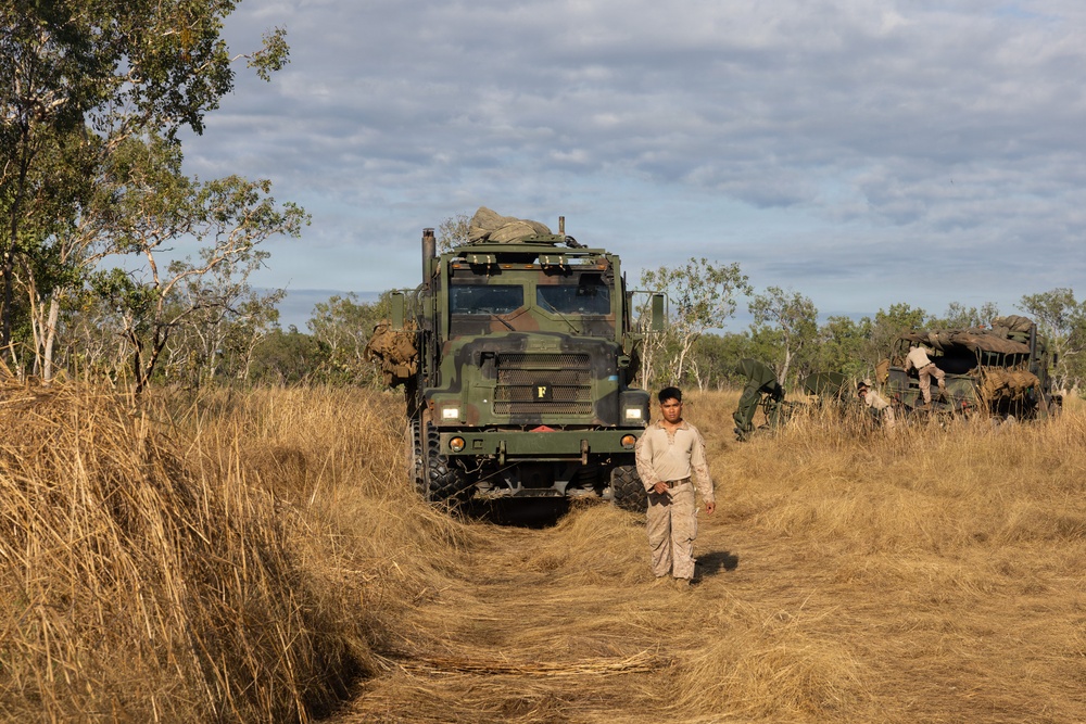 Predator’s Walk 26:  US Marines prepare equipment