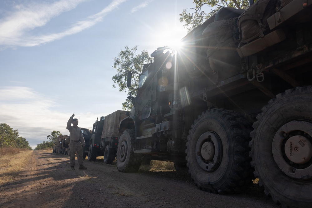 Predator’s Walk 26:  US Marines prepare equipment