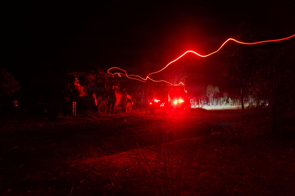 Predator’s Walk 26:  US Marines prepare equipment