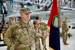 1st Brigade of the 104th Training Division colors casing ceremony