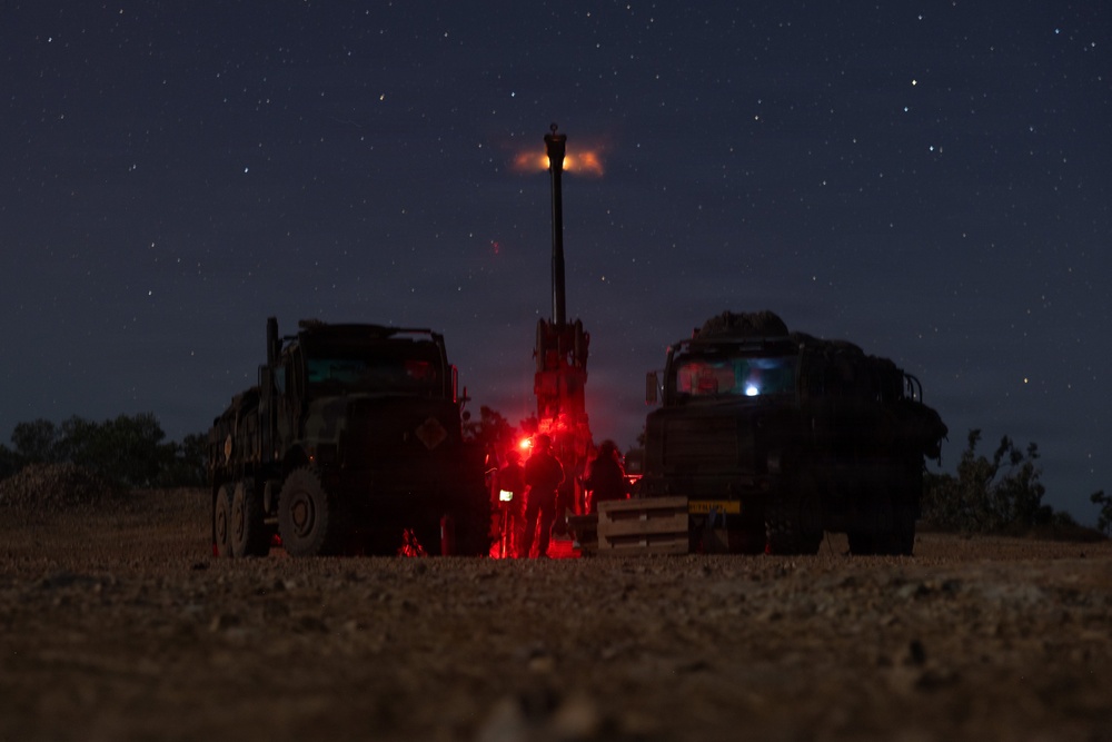 Exercise Predator’s Walk 26: US Marines conduct artillery fire missions