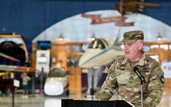 1st Brigade of the 104th Training Division colors casing ceremony