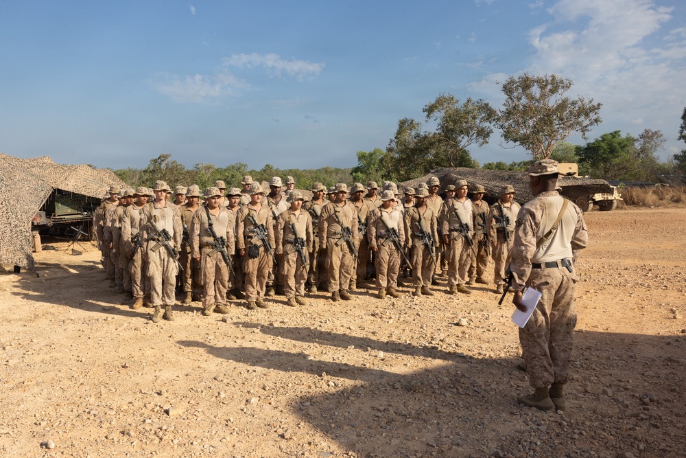 Exercise Predator’s Walk 26: US Marines hold promotion in field