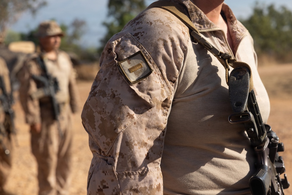 Exercise Predator’s Walk 26: US Marines hold promotion in field