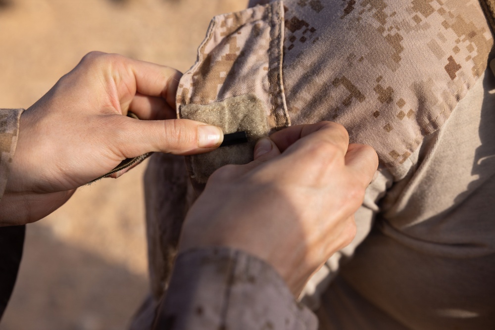 Exercise Predator’s Walk 26: US Marines hold promotion in field
