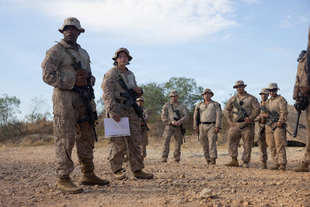 Exercise Predator’s Walk 26: US Marines hold promotion in field