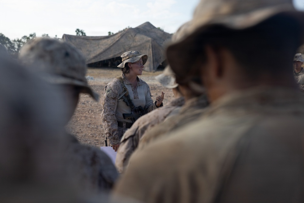 Exercise Predator’s Walk 26: US Marines hold promotion in field