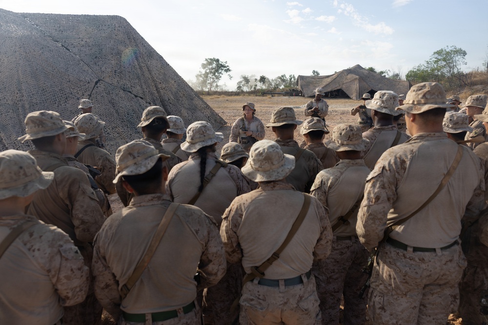 Exercise Predator’s Walk 26: US Marines hold promotion in field