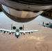 KC-135 Conducts refueling operations with A-10s