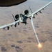 KC-135 Conducts refueling operations with A-10s