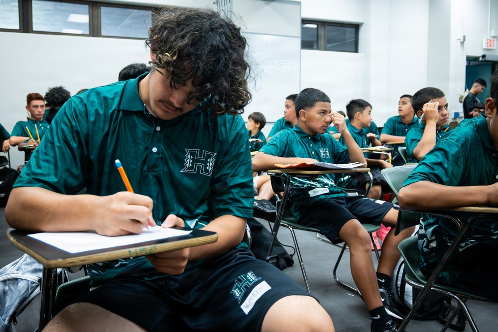 94th Army Air and Missile Defense Command Soldiers volunteer at the Youth Impact Program