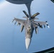 KC-135 refuels F-16s in CENTCOM