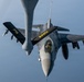 KC-135 refuels F-16s in CENTCOM