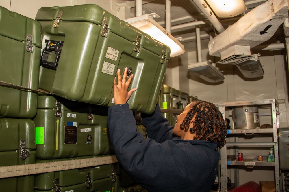 USS Essex AIMD Department Working Aboard