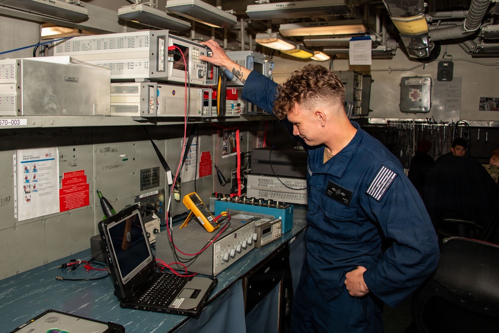 USS Essex AIMD Department Working Aboard