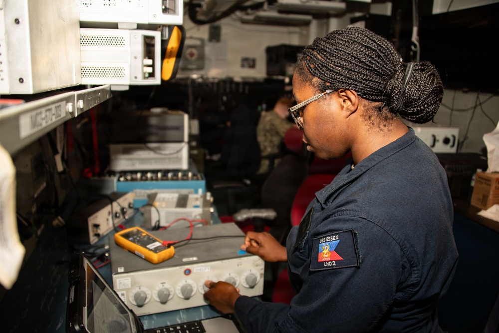 USS Essex AIMD Department Working Aboard