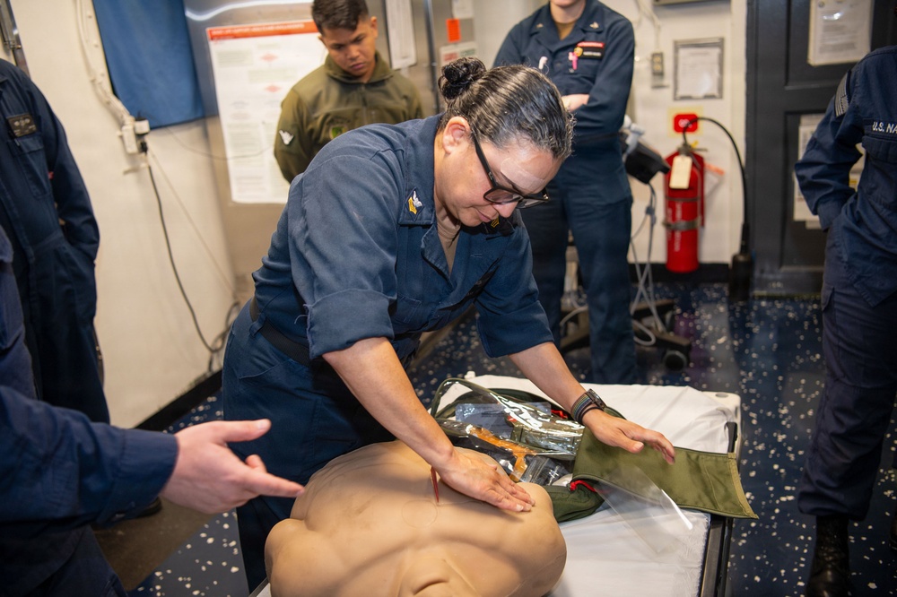 USS Essex Tactical Combat Casualty Care Drill