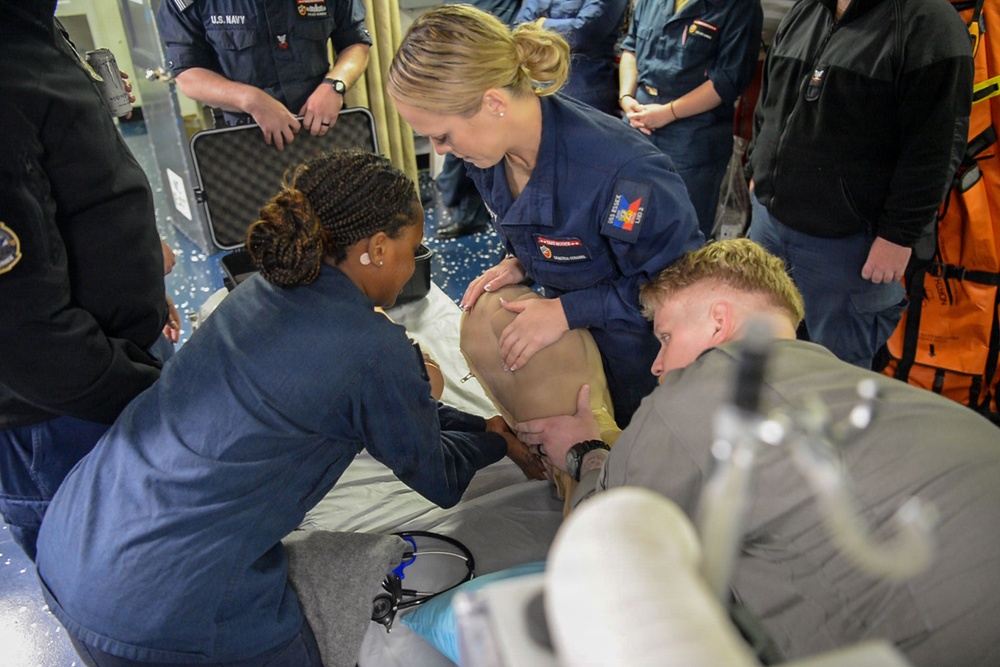 USS Essex Tactical Combat Casualty Care Drill