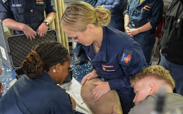USS Essex Tactical Combat Casualty Care Drill