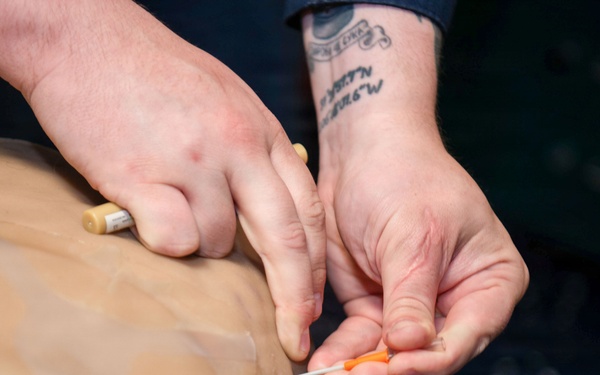 USS Essex Tactical Combat Casualty Care Drill