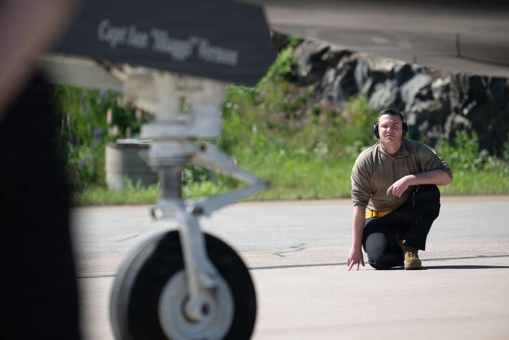 Detachment Commander takes Flight at Ramstein Flag 26