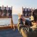 11th MEU Marines Conduct A Pistol Range Aboard USS Boxer