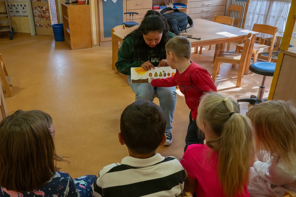 Reading across cultures: Ramstein Airmen connect with German community through monthly program