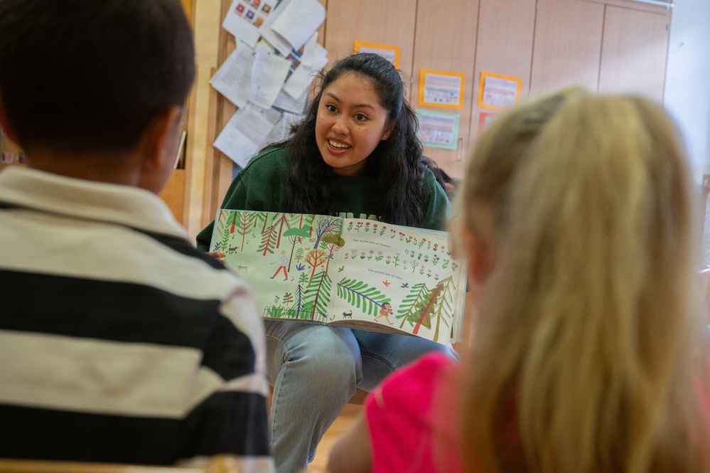 Reading across cultures: Ramstein Airmen connect with German community through monthly program