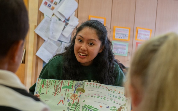 Reading across cultures: Ramstein Airmen connect with German community through monthly program
