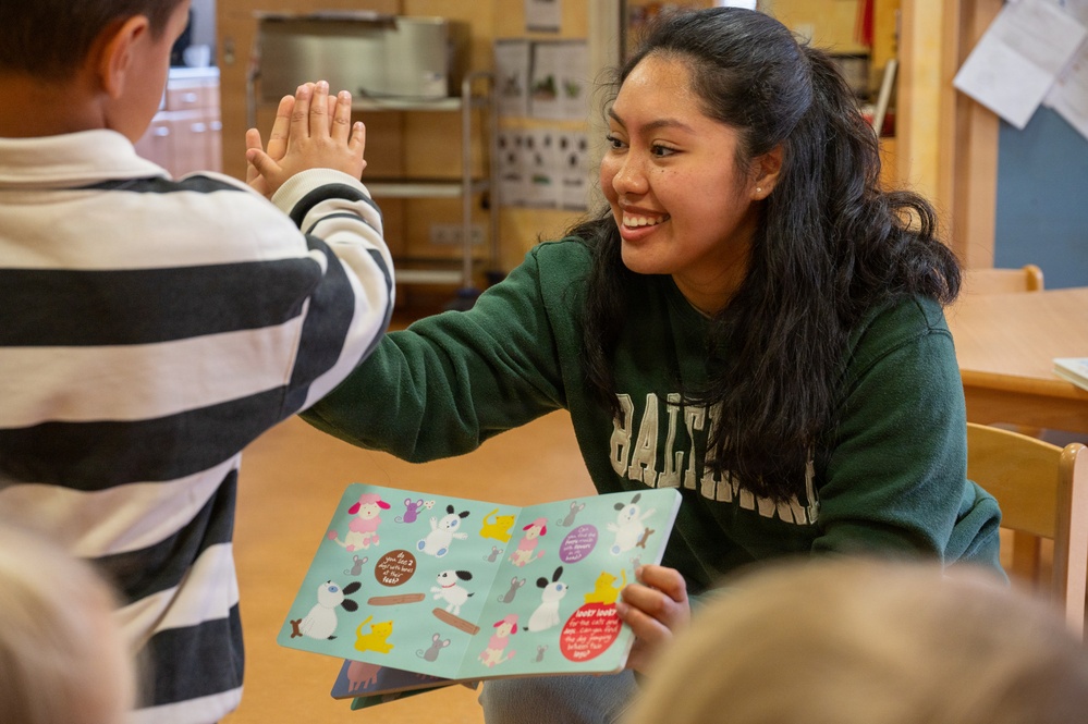 Reading across cultures: Ramstein Airmen connect with German community through monthly program