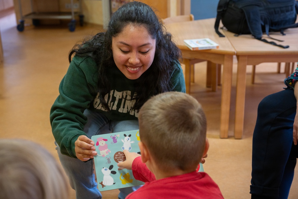 Reading across cultures: Ramstein Airmen connect with German community through monthly program