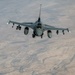 KC-135 refuels F-16s in support USCENTCOM