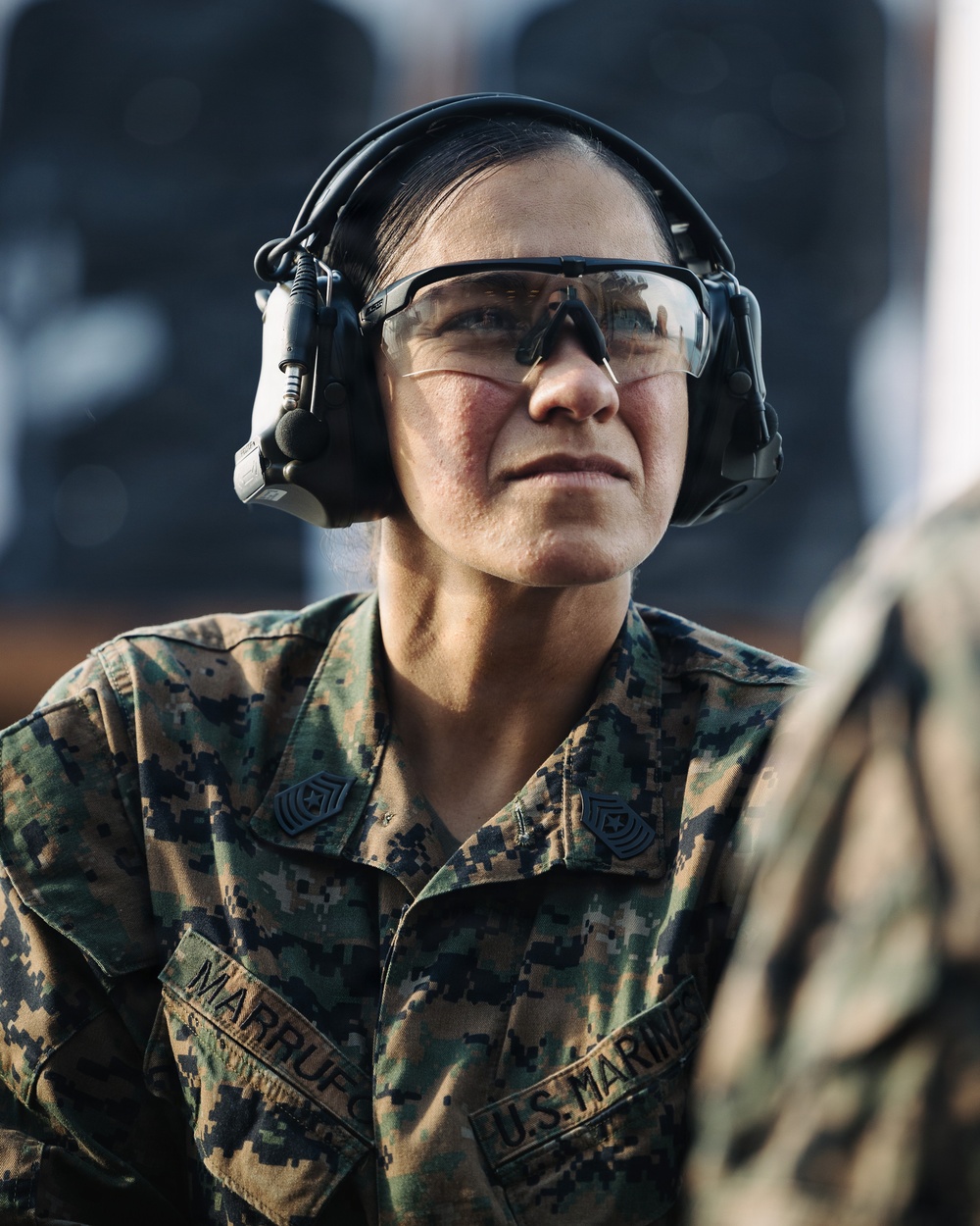 11th MEU Marines Conduct A Pistol Range Aboard USS Boxer