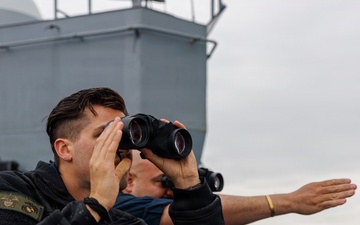 USS Mount Whitney USV Swarm Exercise
