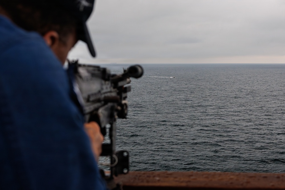 USS Mount Whitney USV Swarm Exercise