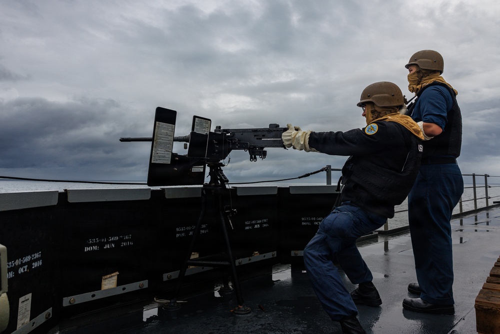 USS Mount Whitney USV Swarm Exercise