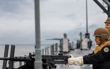 USS Mount Whitney USV Swarm Exercise