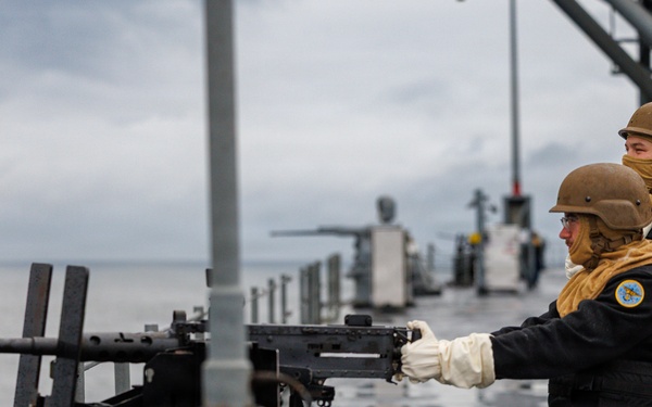 USS Mount Whitney USV Swarm Exercise