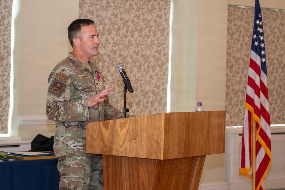 423rd Air Base Group Relinquishment of Command Ceremony