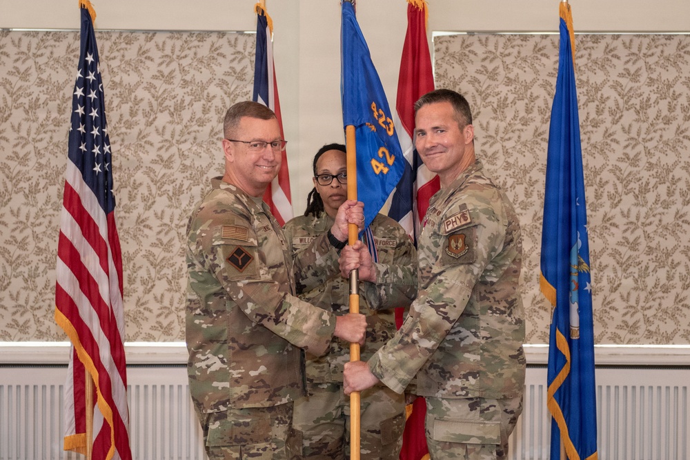 423rd Air Base Group Relinquishment of Command Ceremony