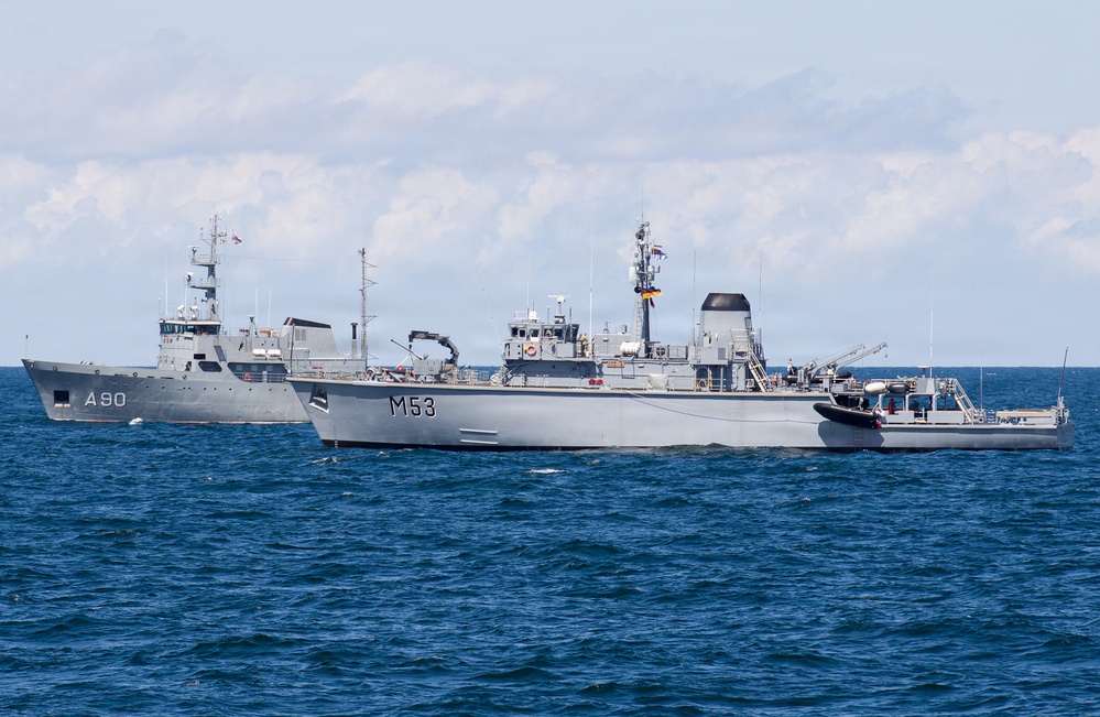 Baltic Naval Squadron Conducting Exercises During BALTOPS 2026